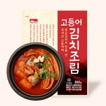 [고향식품] 옛맛 고등어 김치조림 350g (냉동), 25개 / 박스